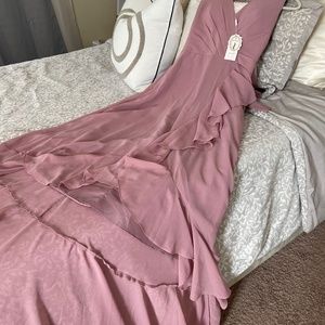Prom / bridesmaid mauve dress